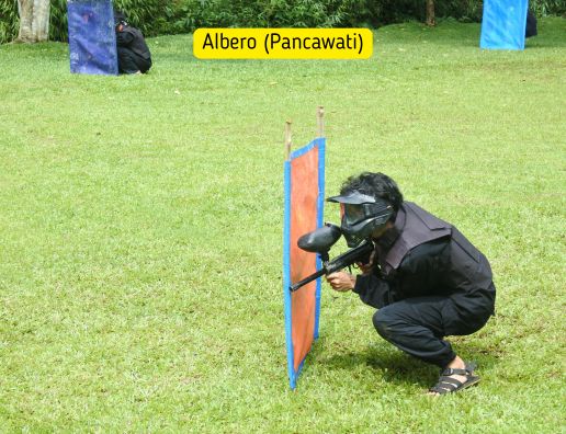 Aktivitas paintball di Albero Hotel Pancawati bersama iOutbound