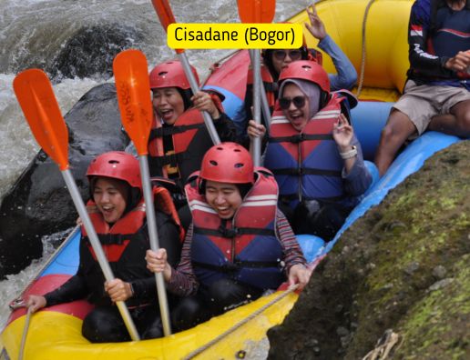 Paket outbound 2 hari 1 malam plus rafting Cisadane Bogor bersama iOutbound