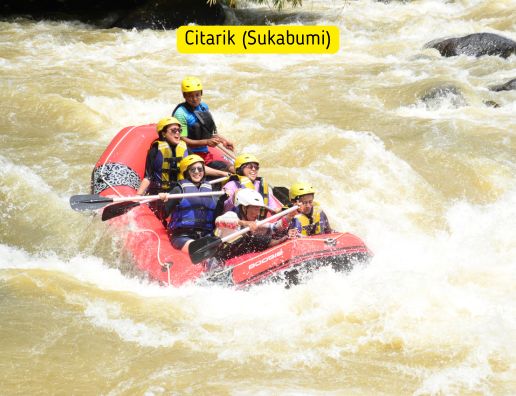Paket outbound 2 hari 1 malam plus rafting Citarik Sukabumi bersama iOutbound